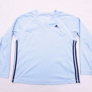 Adidas Bavy Blue Long Sleeve Tee Medium
